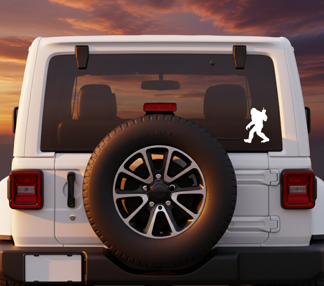 Bigfoots Finger Decal