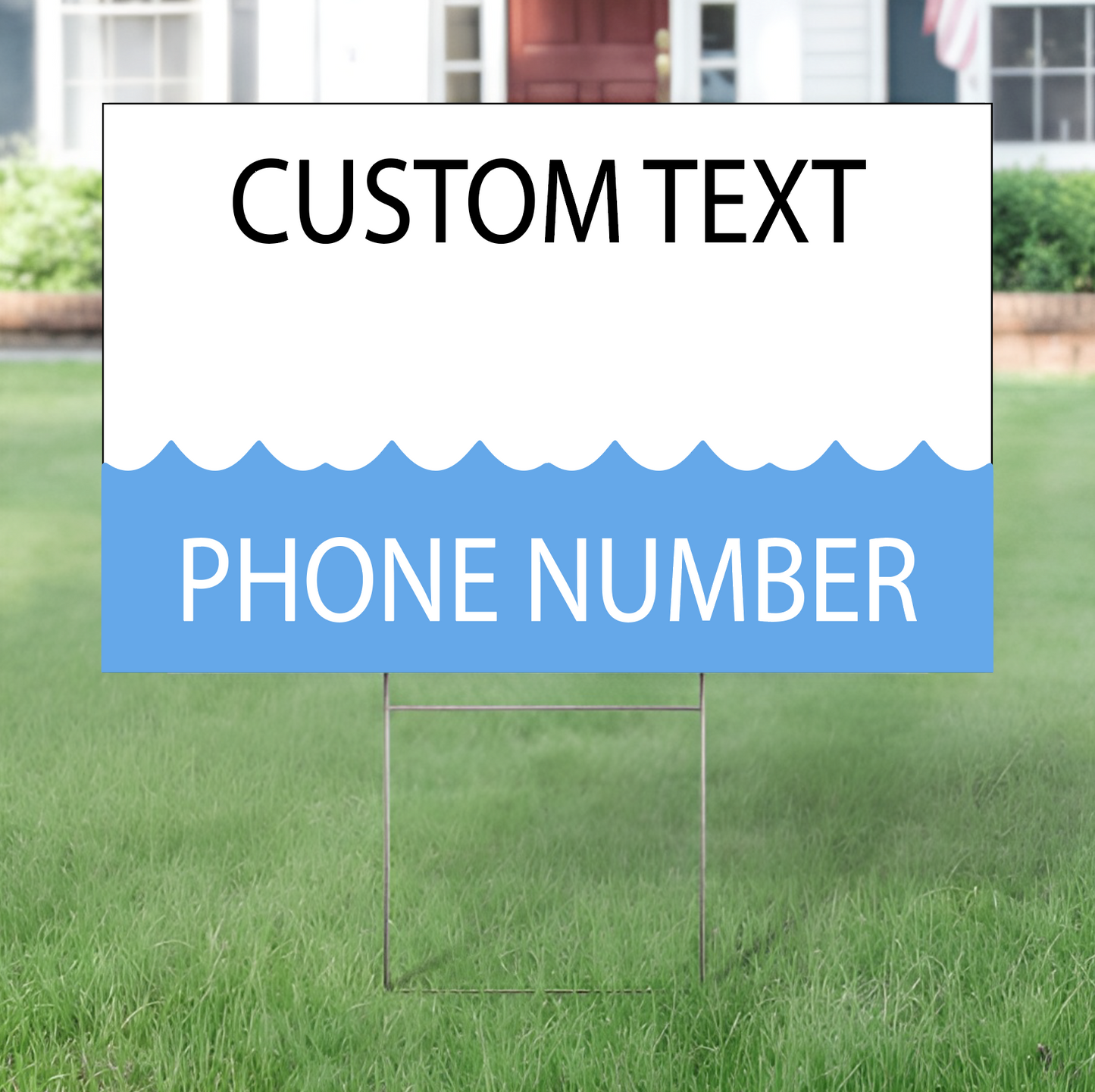 Pool Service Yard Sign Template
