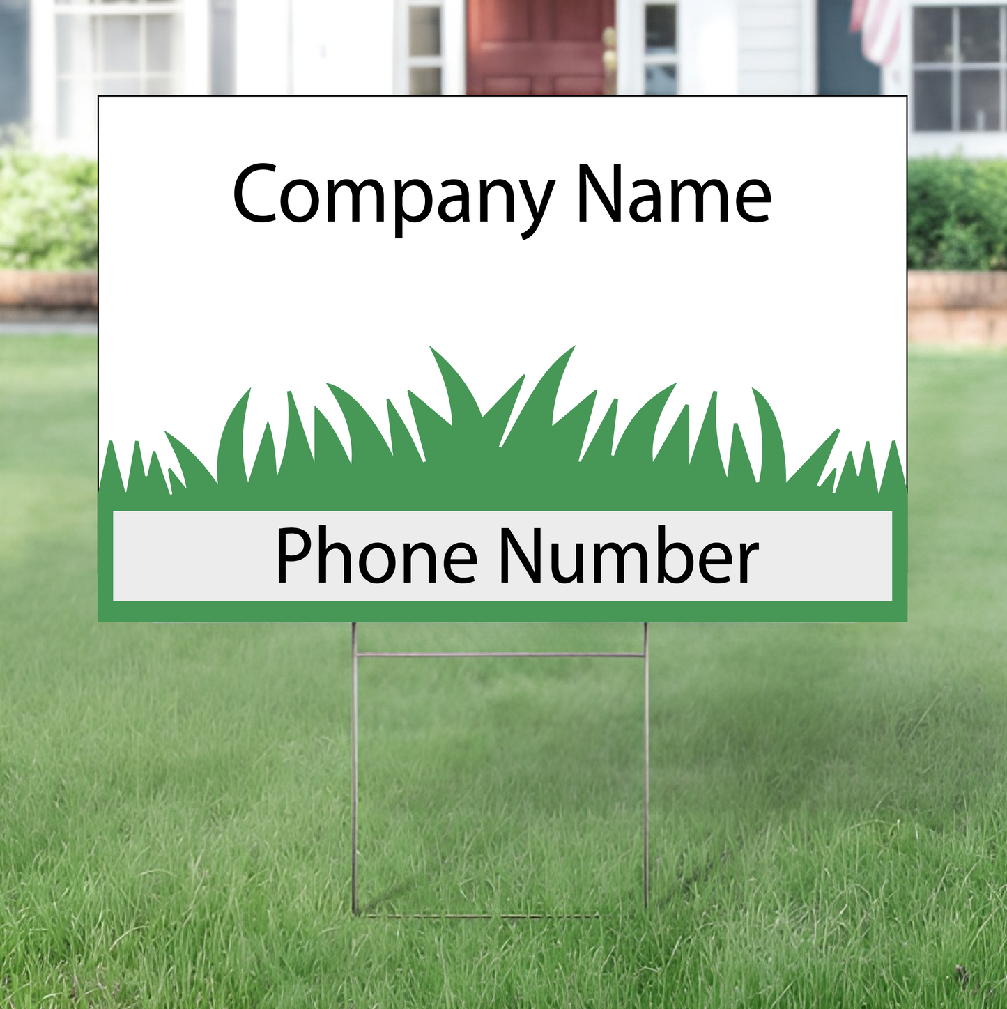 Alternative Lawn Care Yard Sign Template