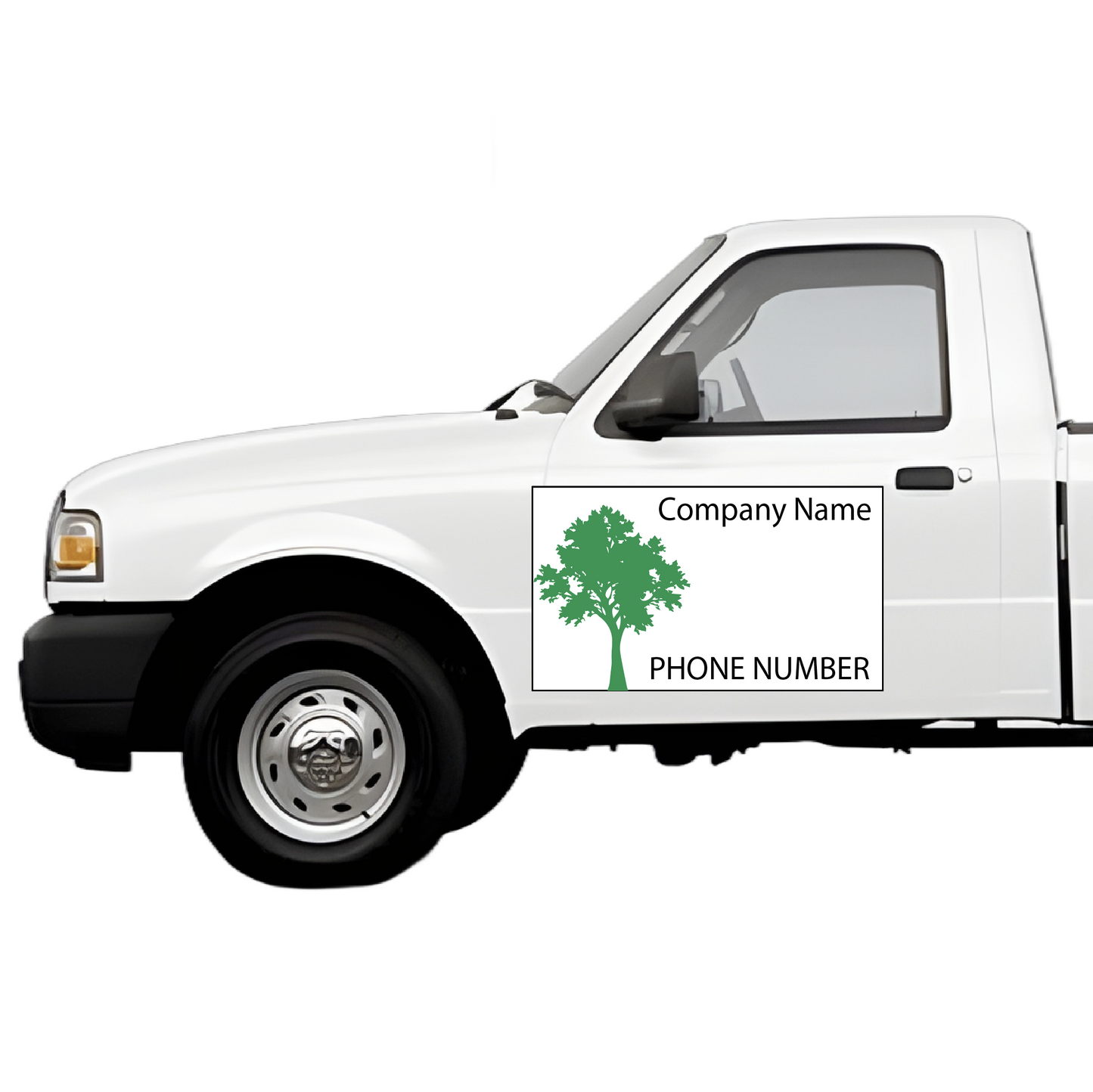 Vehicle Magnet Template - Tree