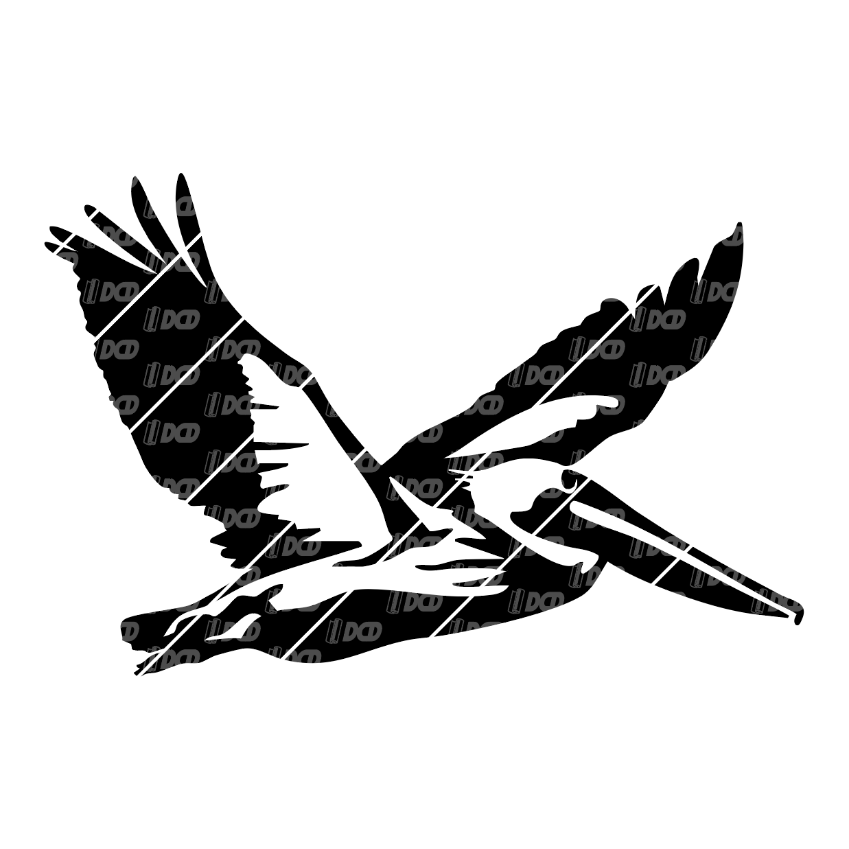 Flying Pelican Decal