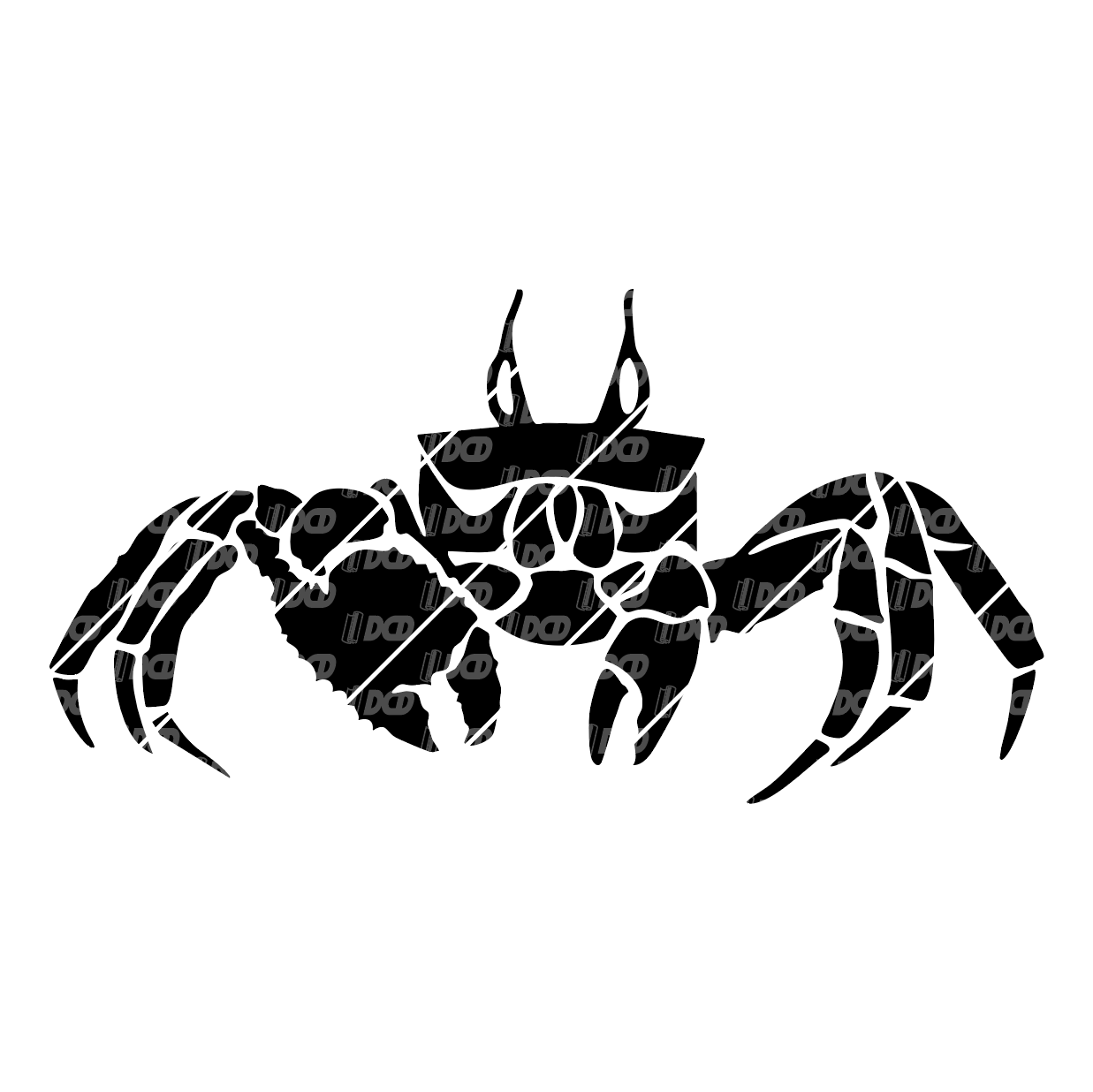 Crab Decal