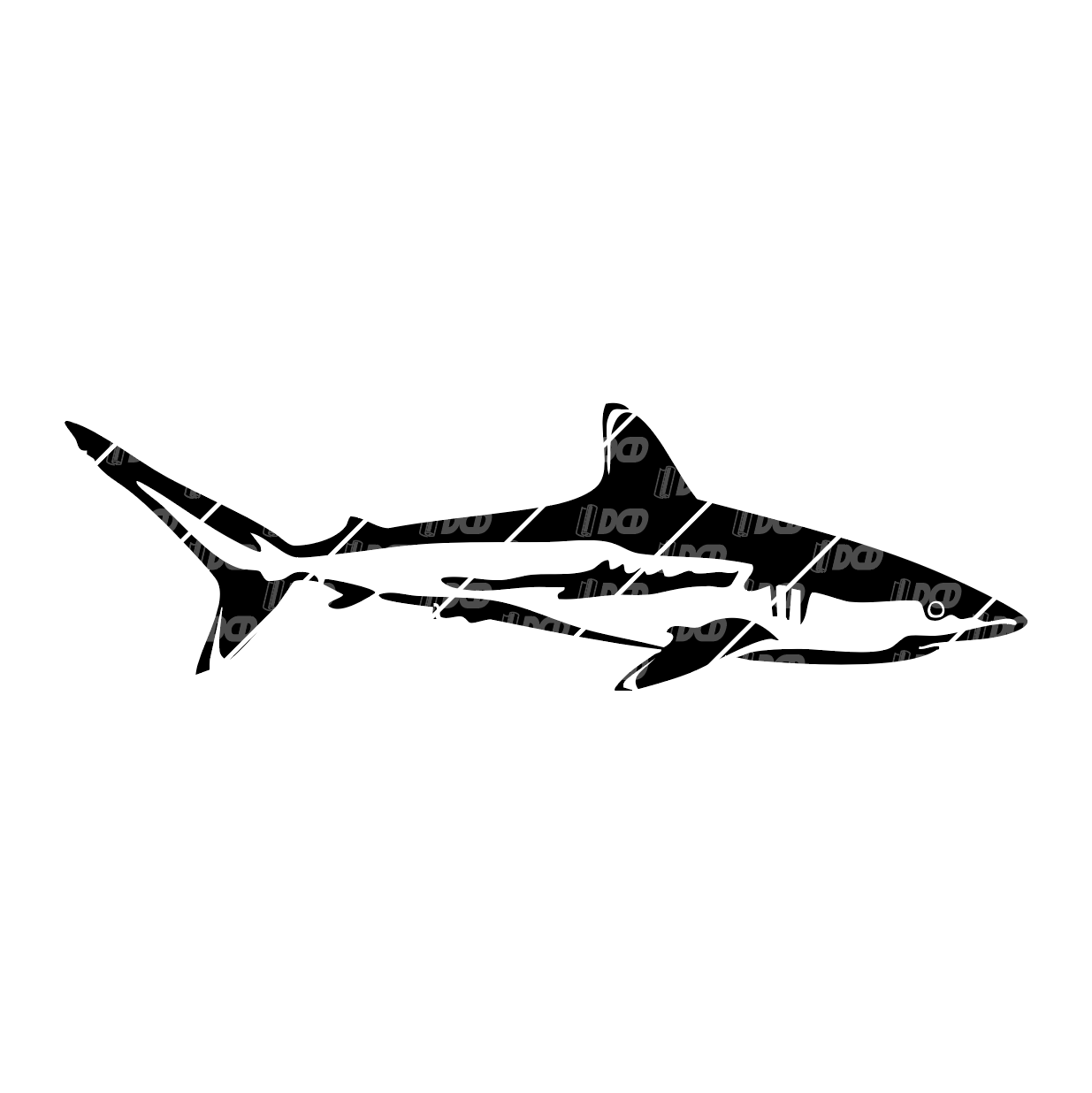 Reef Shark Decal