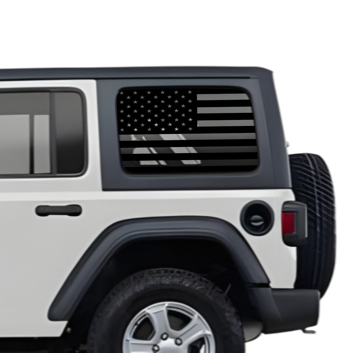 Vehicle Window Graphics | Fit 2019 Wrangler JL 4-Door