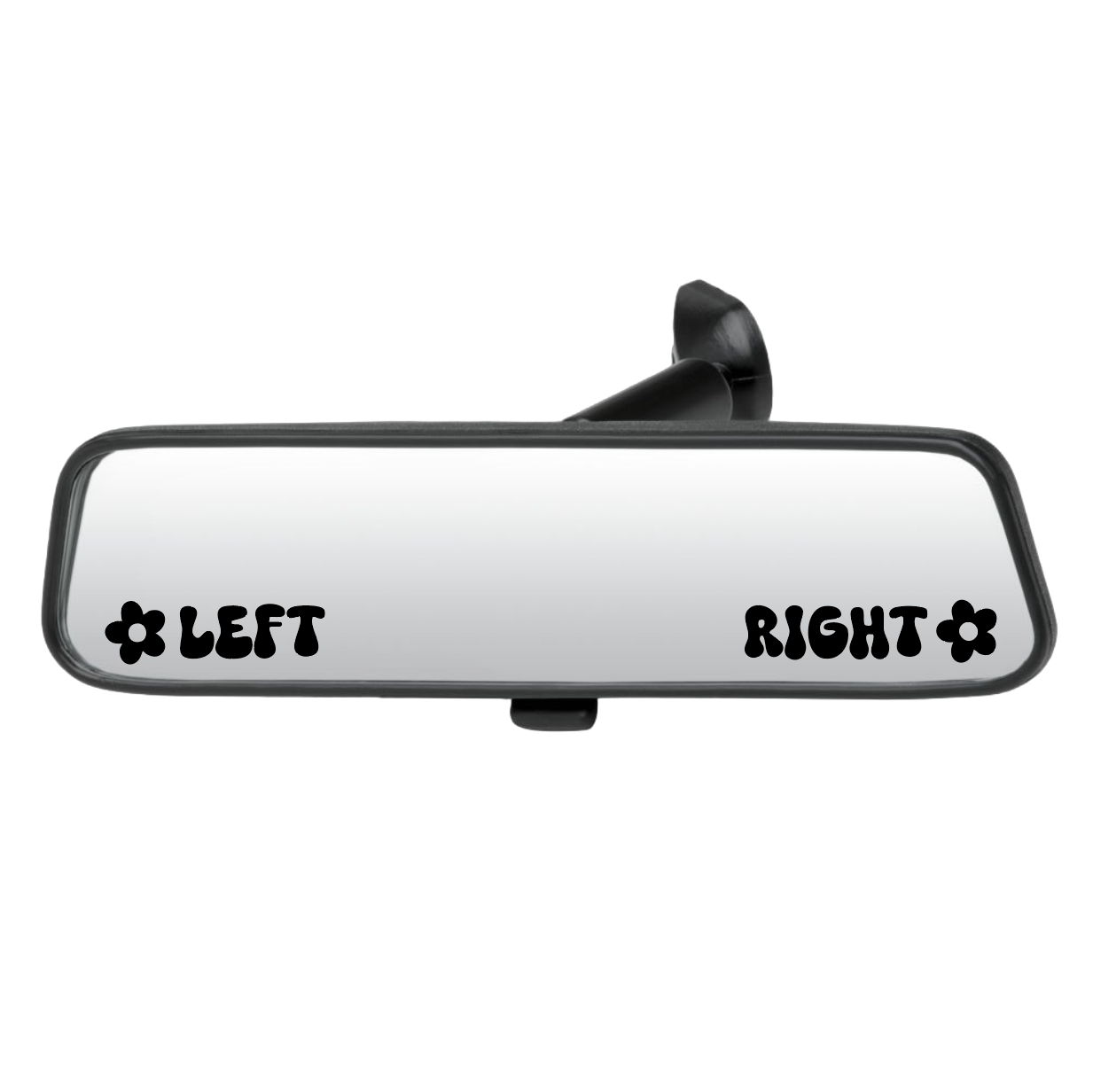 Left and Right Rear View Mirror Decal