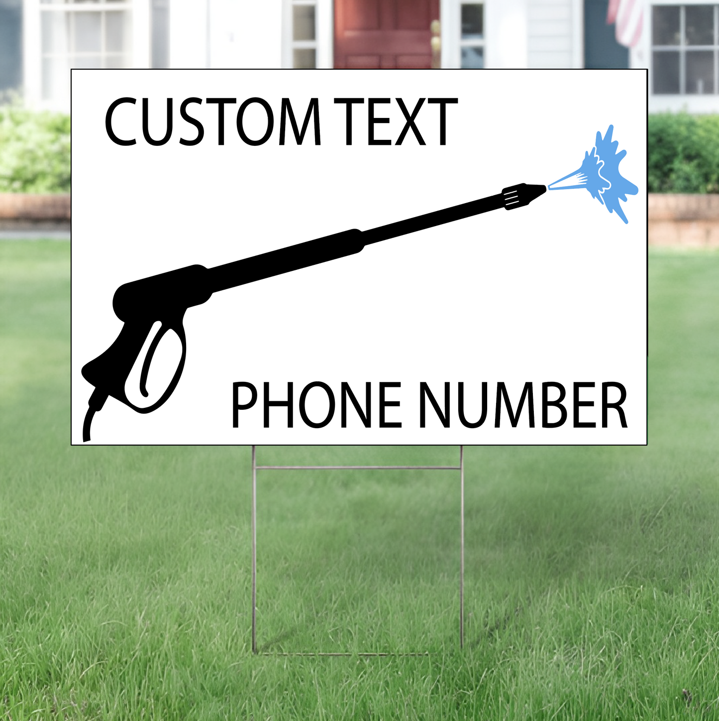 Alternate Pressure Washing Yard Sign Template