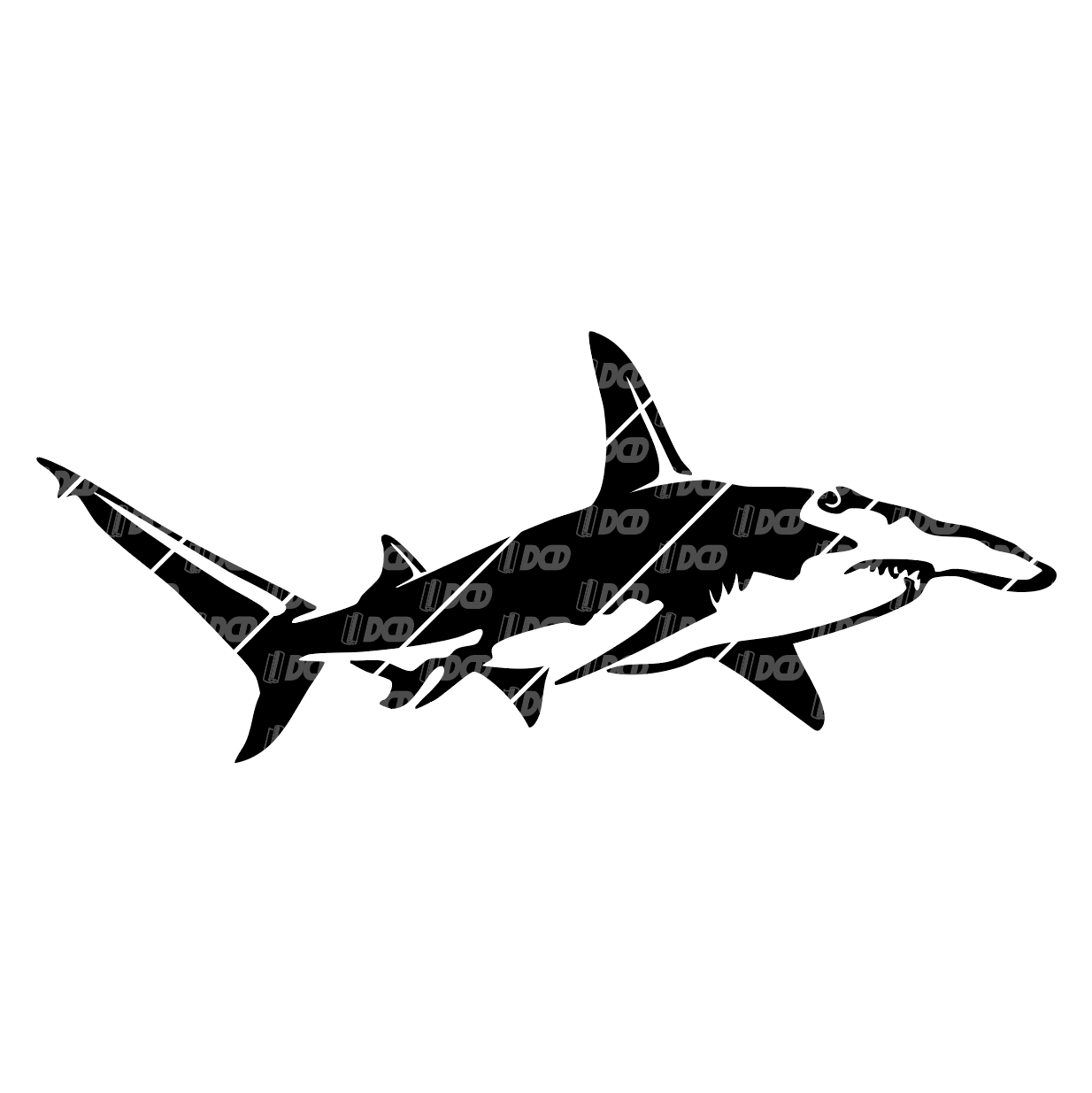 Hammerhead Shark Decal