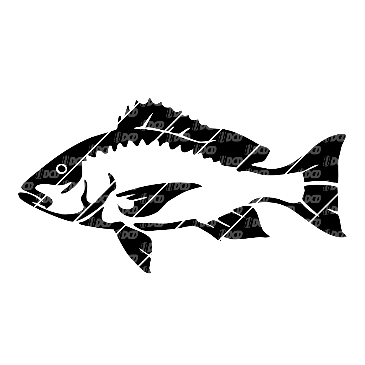 Red Snapper Decal