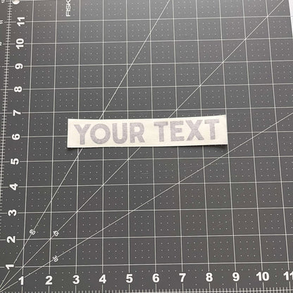 Custom Text Decal