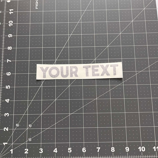Custom Text Decal