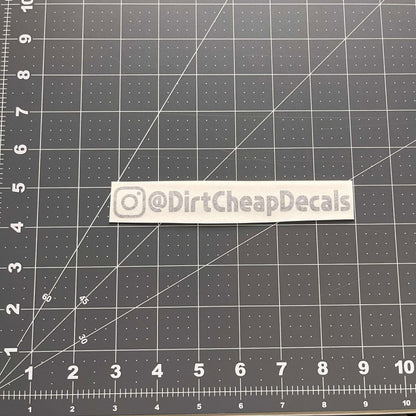 Custom Social Media Decals