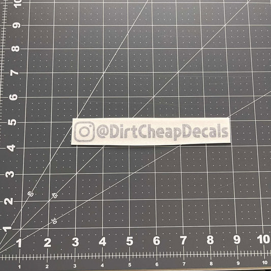 Custom Social Media Decals