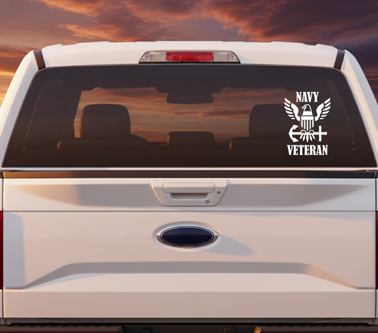 Navy Veteran Decal