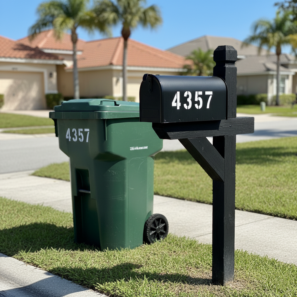 Single-Use Vinyl Address Stencil Kit