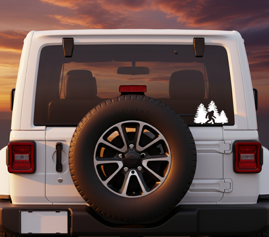 Bigfoot Creeping Decal