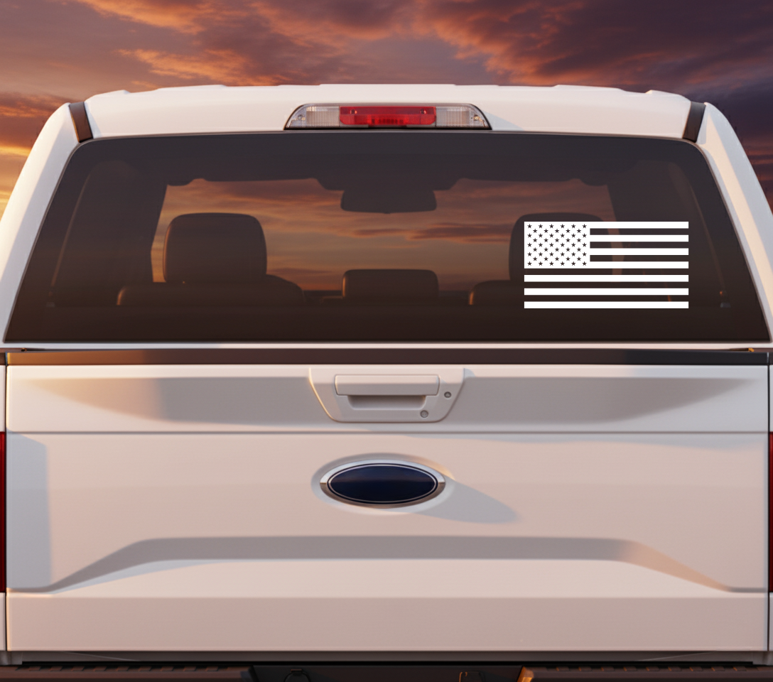 USA Flag Decal