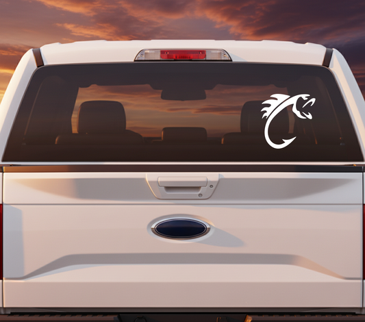 Fish Hook Decal