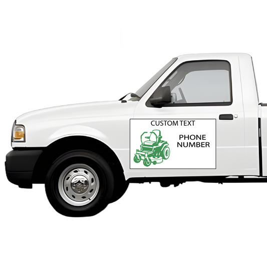 Vehicle Magnet Template - Mower