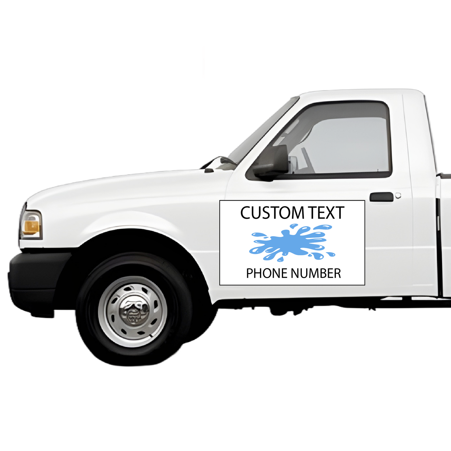 Vehicle Magnet Template - Splash