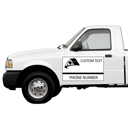 Vehicle Magnet Template - House