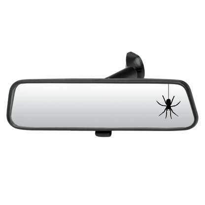 Crawling Spider Rear View Mirror Decal