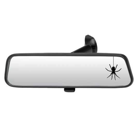 Crawling Spider Rear View Mirror Decal