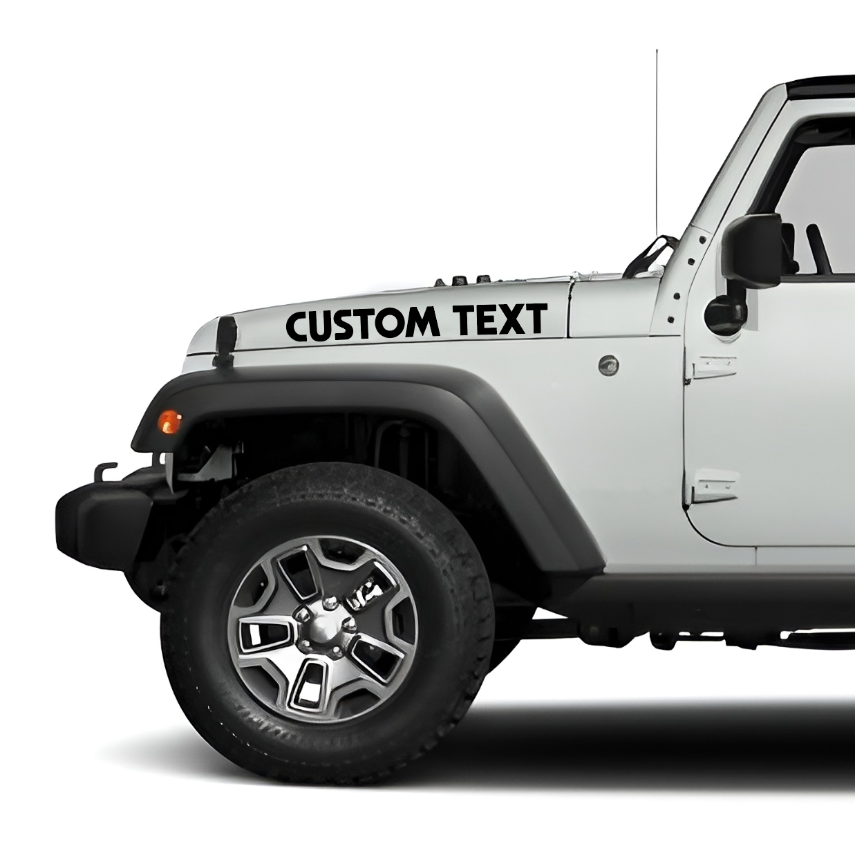 Custom Jeep Hood Decals – Set of 2