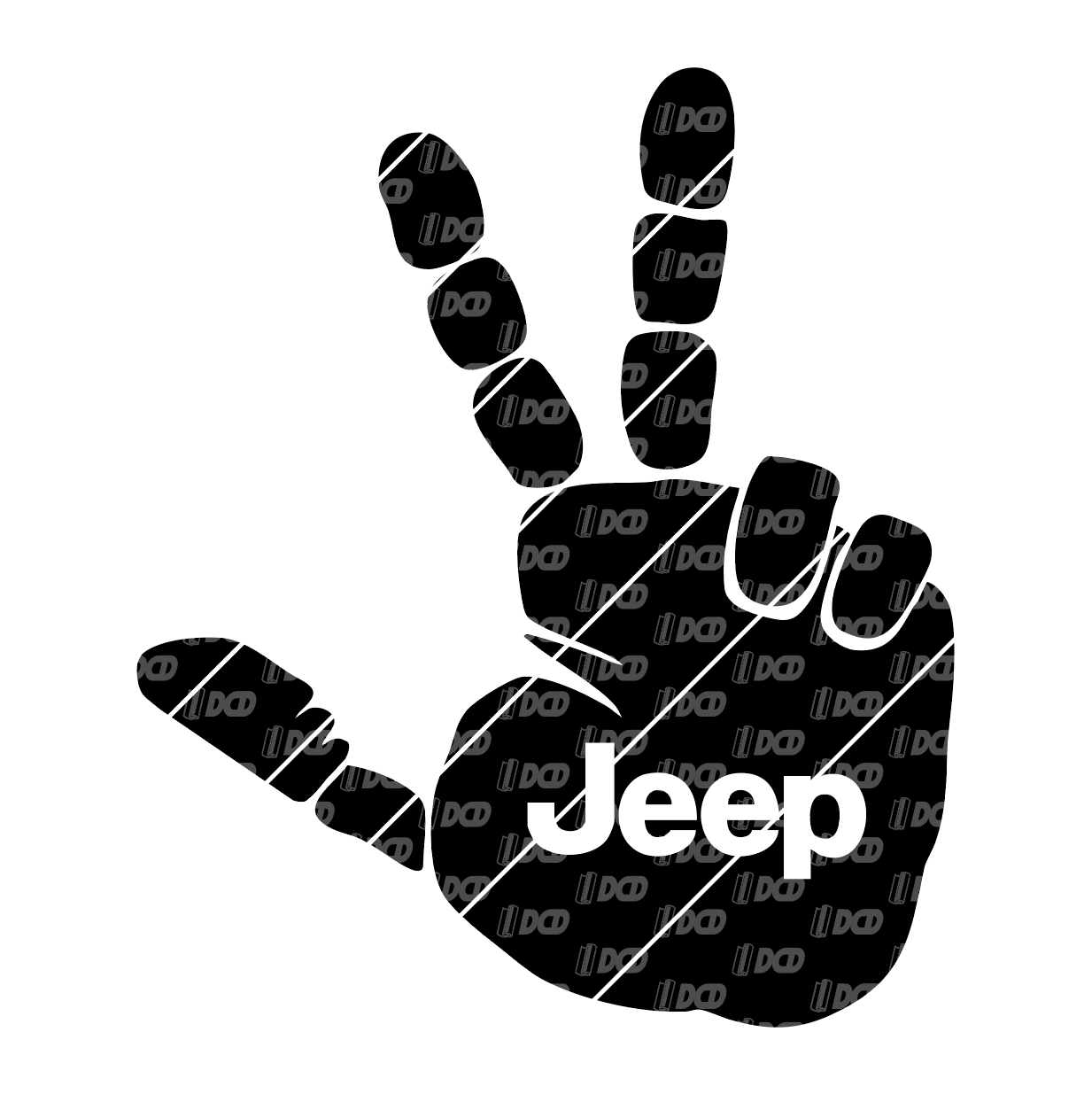 Jeep Wave Decal