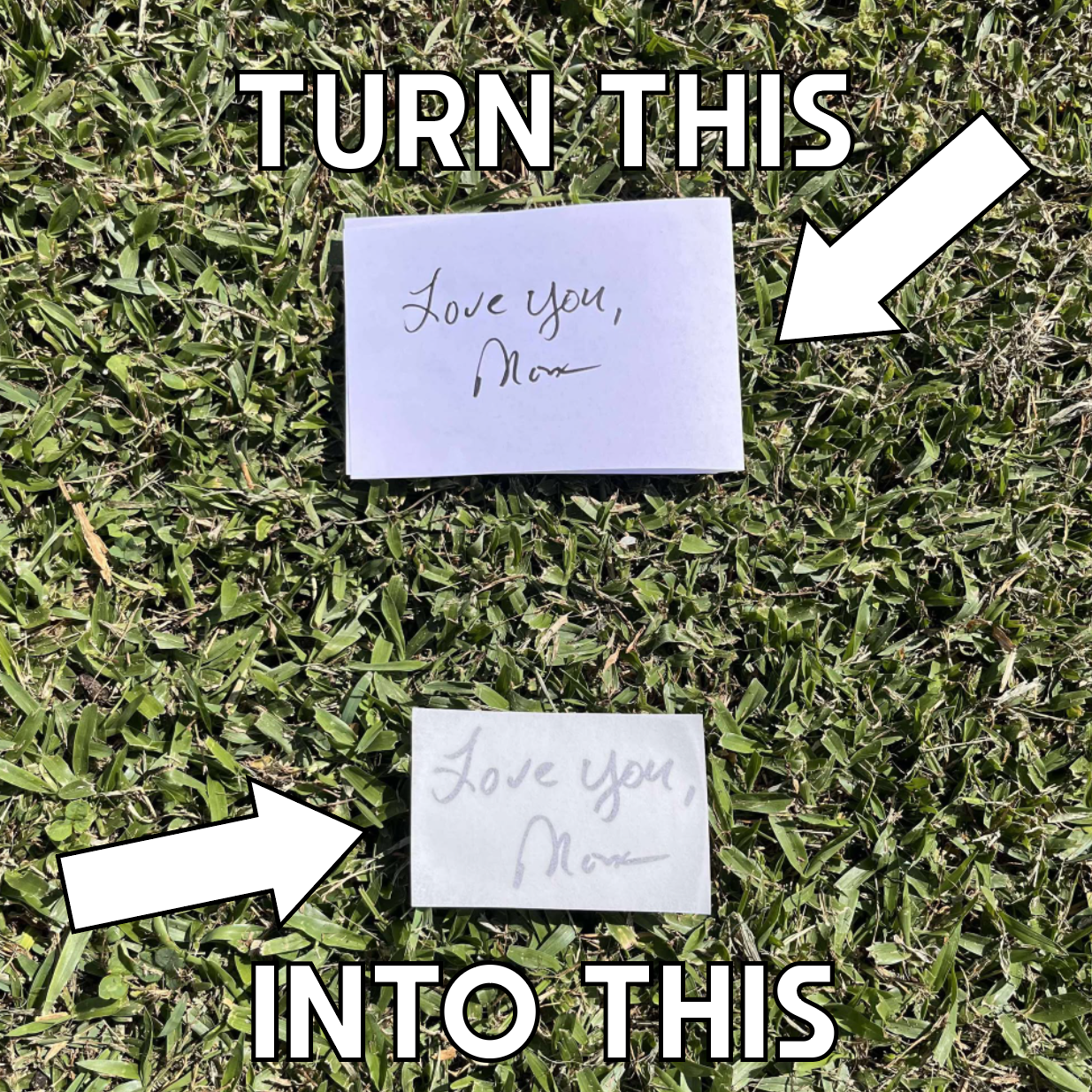 Custom Handwriting Decal