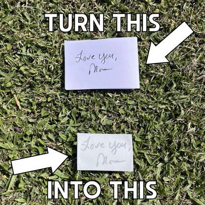 Custom Handwriting Decal