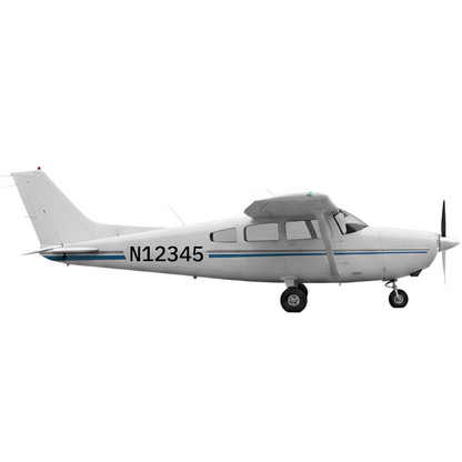 Custom Airplane Registration Number Decals