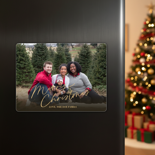 Full Photo Gradient Style | Christmas Fridge Magnets