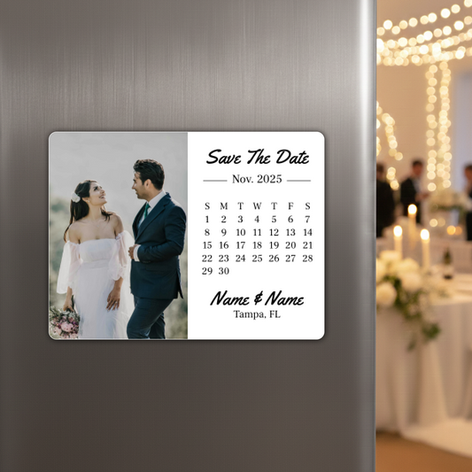 Calender Style | Save The Date Magnets